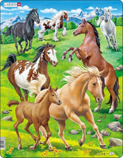 Puzzel Maxi Dieren - Paarden - 65 stukjes