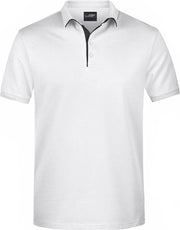 Polo shirt Golf Pro premium wit/zwart voor heren - Witte herenkleding - Werkkleding/zakelijke kleding polo t-shirt 2XL