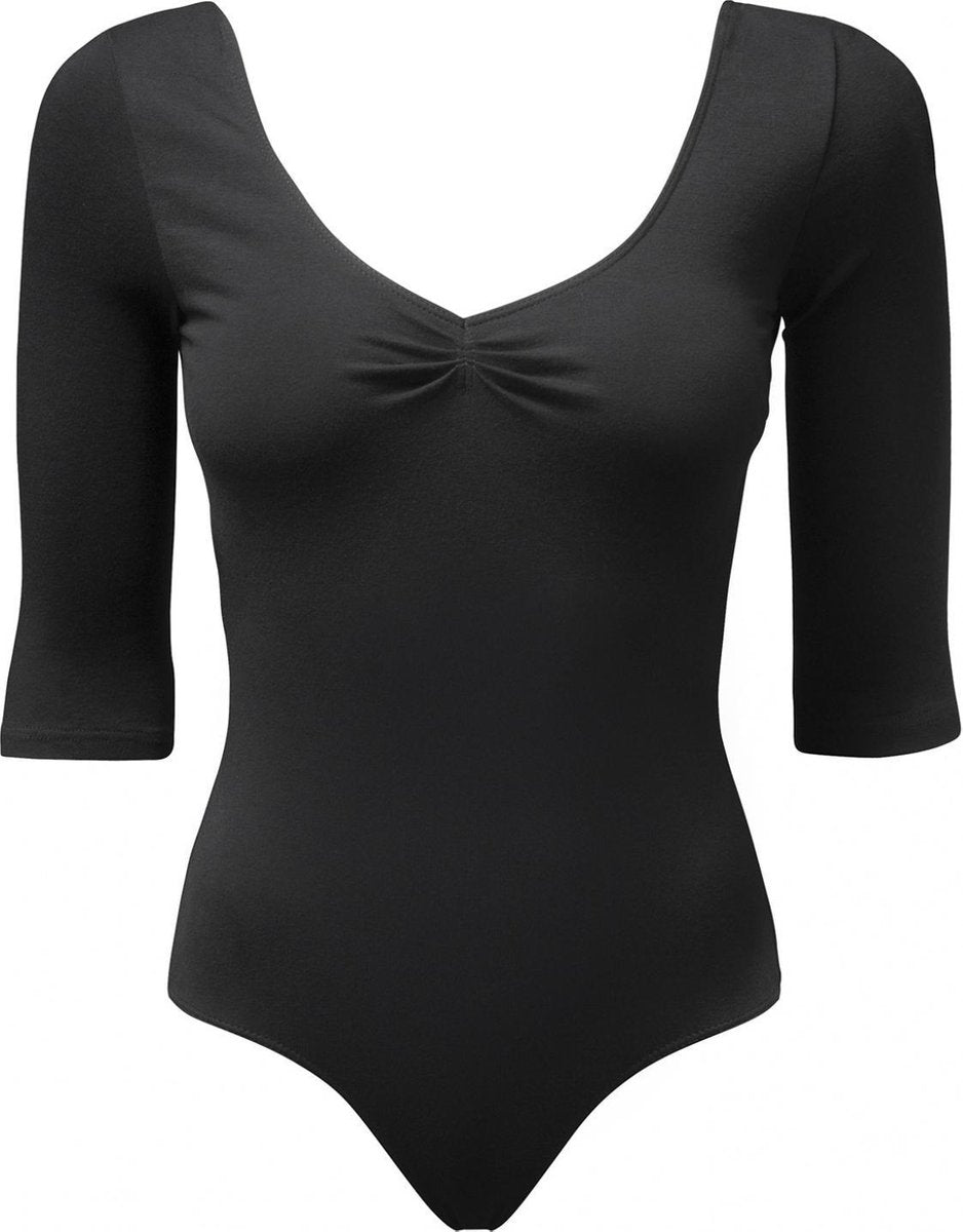 Papillon Balletpak 3/4 Mouwen Dames Zwart Maat L