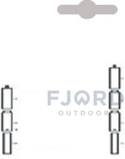 Campking luifelstokkenset Sunsation 22 mm Prem.