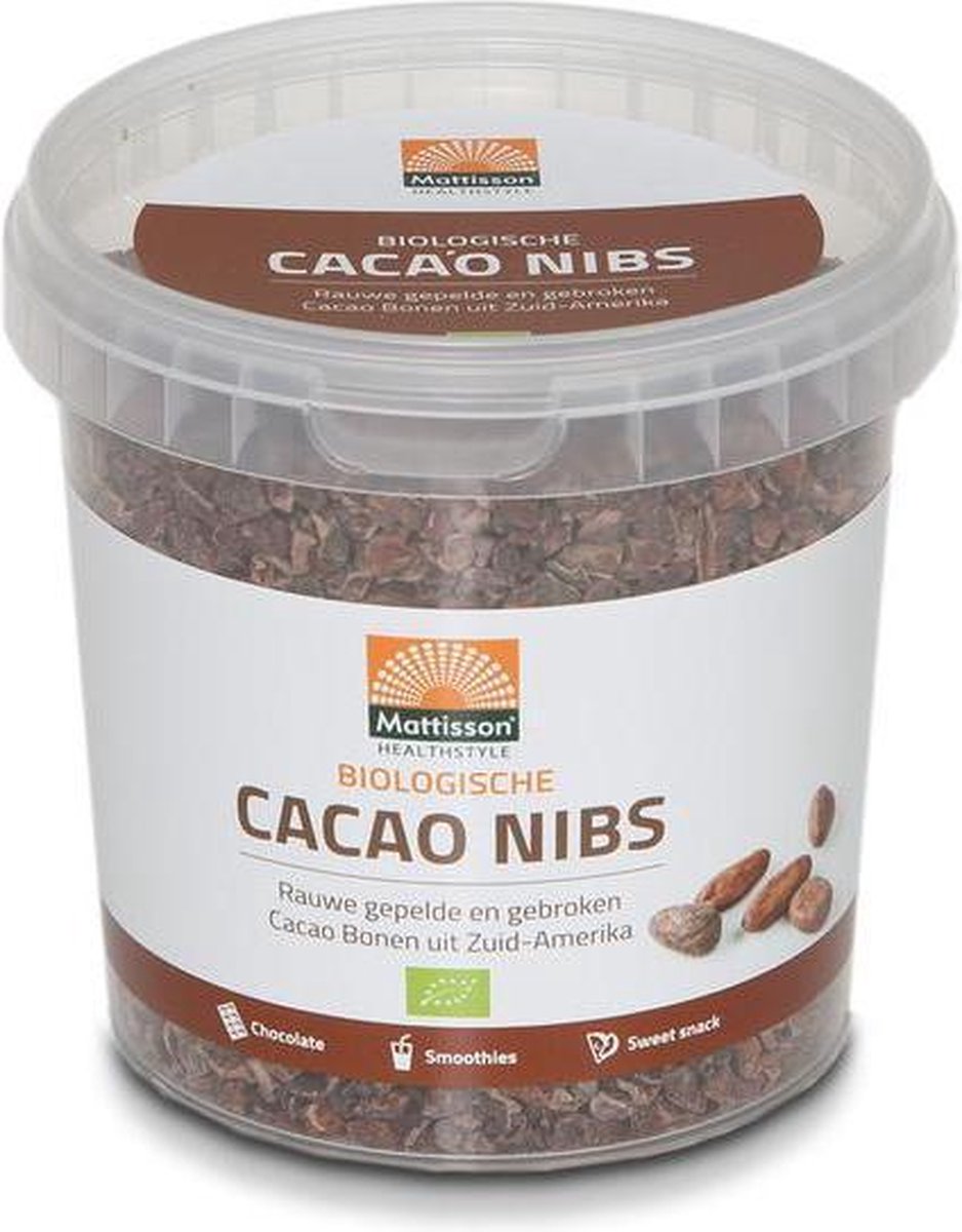 Mattisson Bio Cacao Nibs Raw - 400 gram