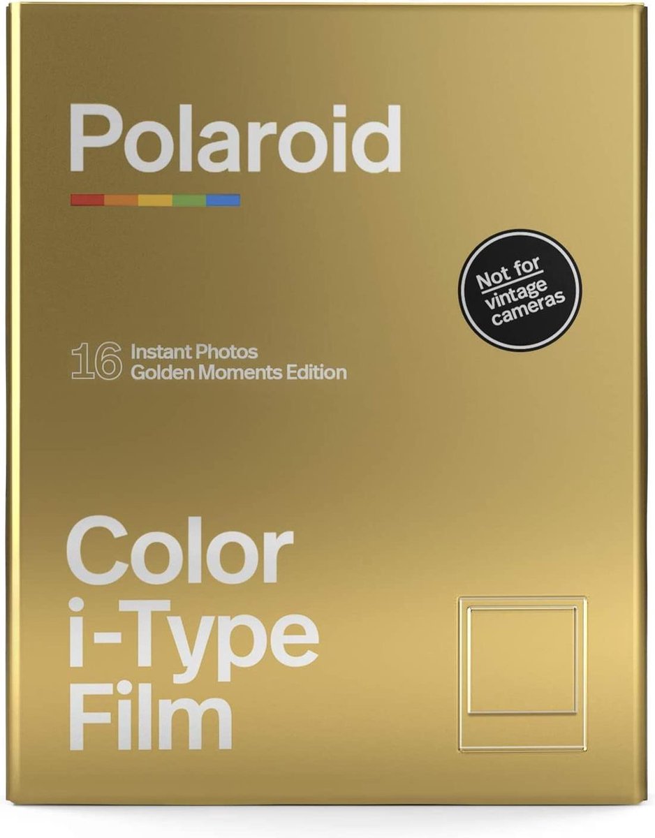 Polaroid Color i-Type Film Doublepack Golden Moments Edition - 2x8 stuks