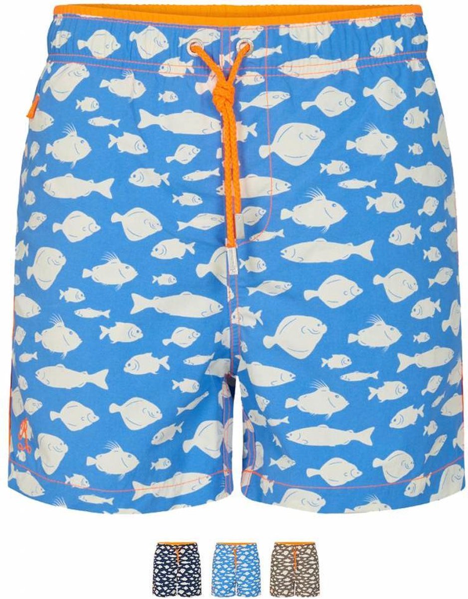 Ramatuelle Zwembroek Heren - Bahamas Zwembroek - Maat XL  - Kleur  Blauw / Cornflower