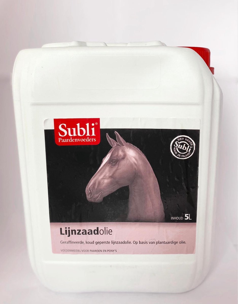 Lijnzaadolie - Subli - 5L - paard - gezondheid