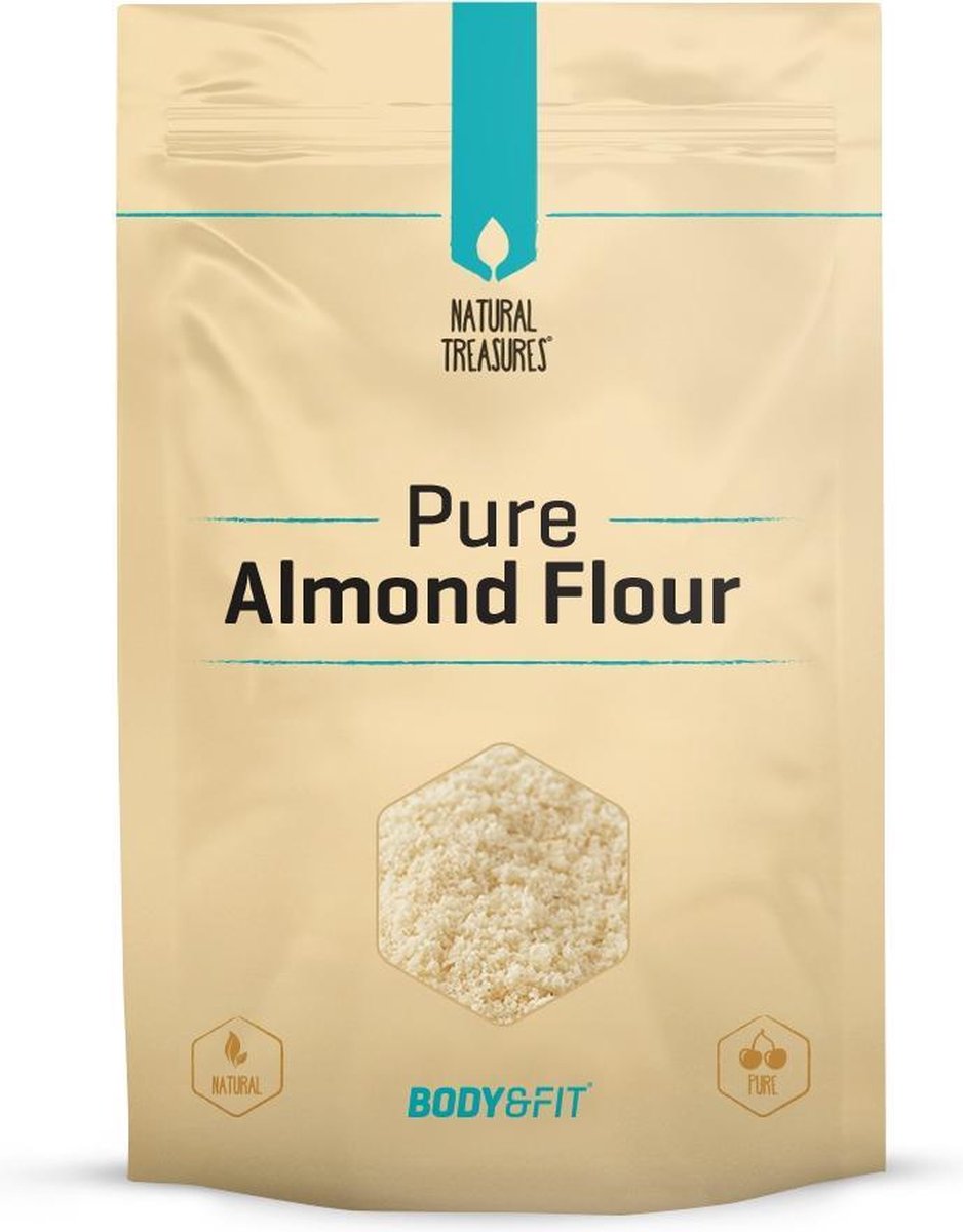 Body & Fit Superfoods Pure Amandelmeel - 500 gram - Wit