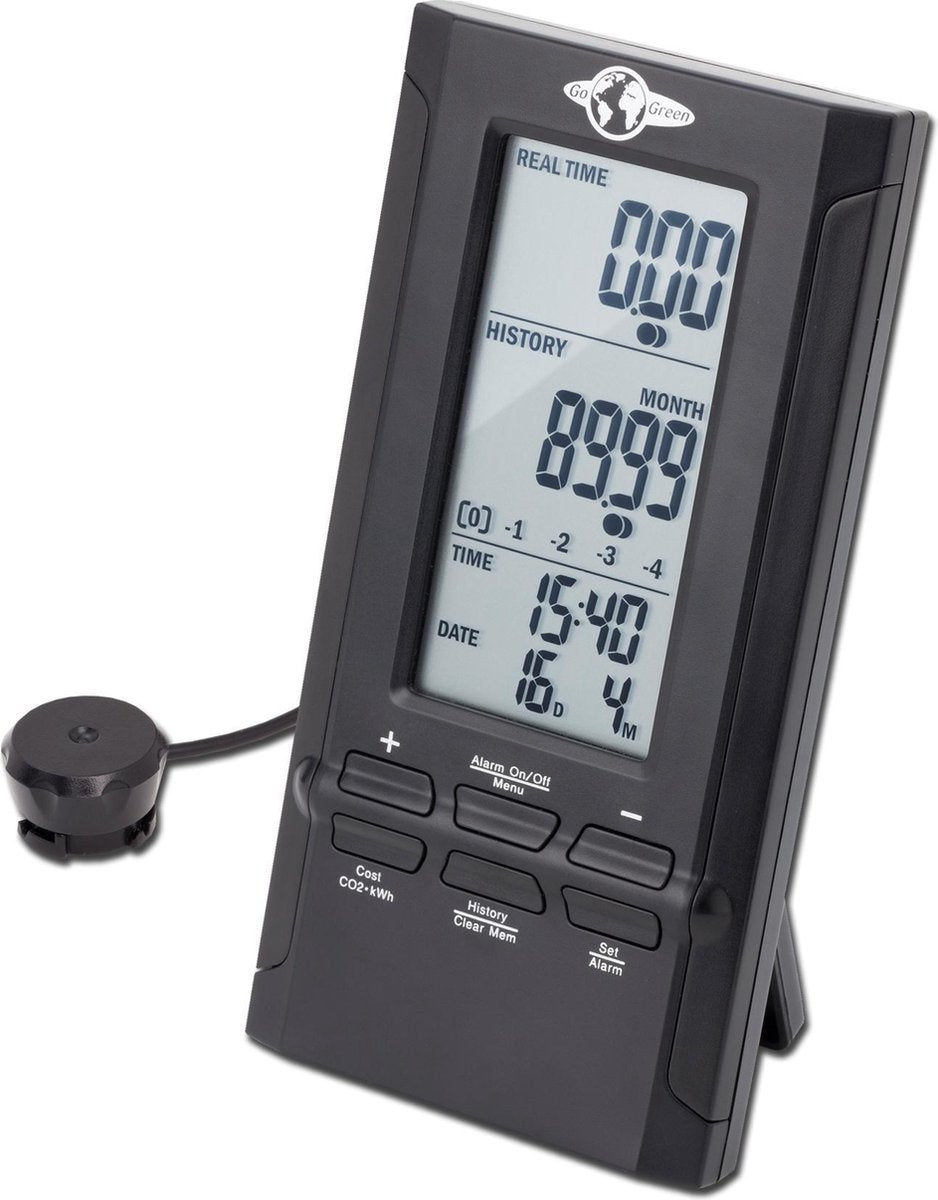 EcoSavers Energie Meter Totaalverbruik Energieverbruiksmeter | Energiemeter voor het meten van uw totale energieverbruik | Meten=weten