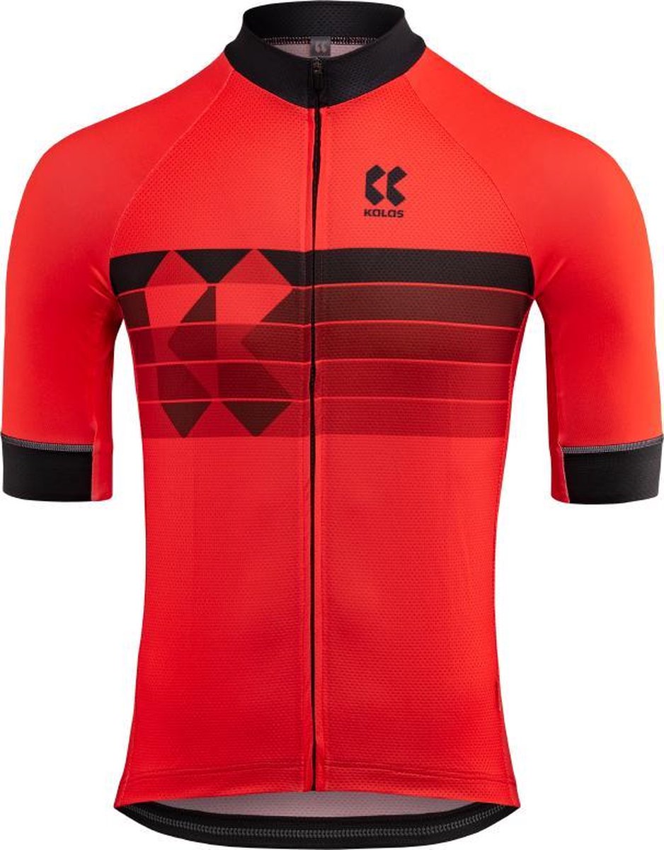 Kalas Motion Z Fietsshirt Heren - Rood/Zwart - Maat 2/S