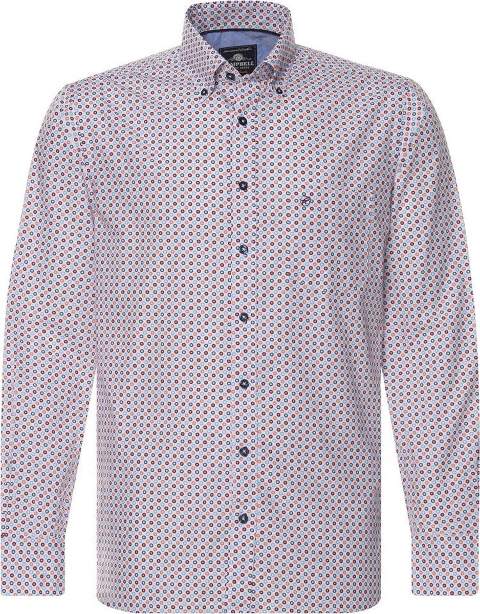 Campbell Classic Casual Overhemd Heren lange mouw