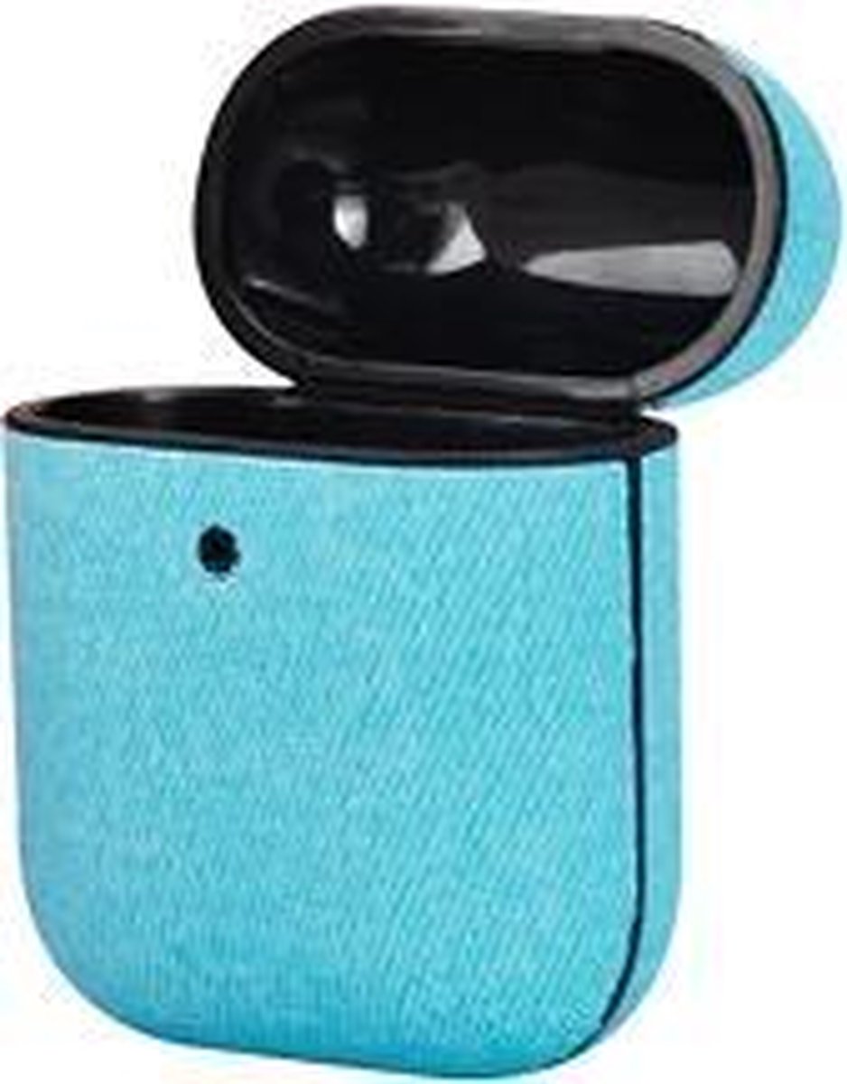 TERRATEC AirBox beschermhoesje voor AirPods Fabric Lichtblauw