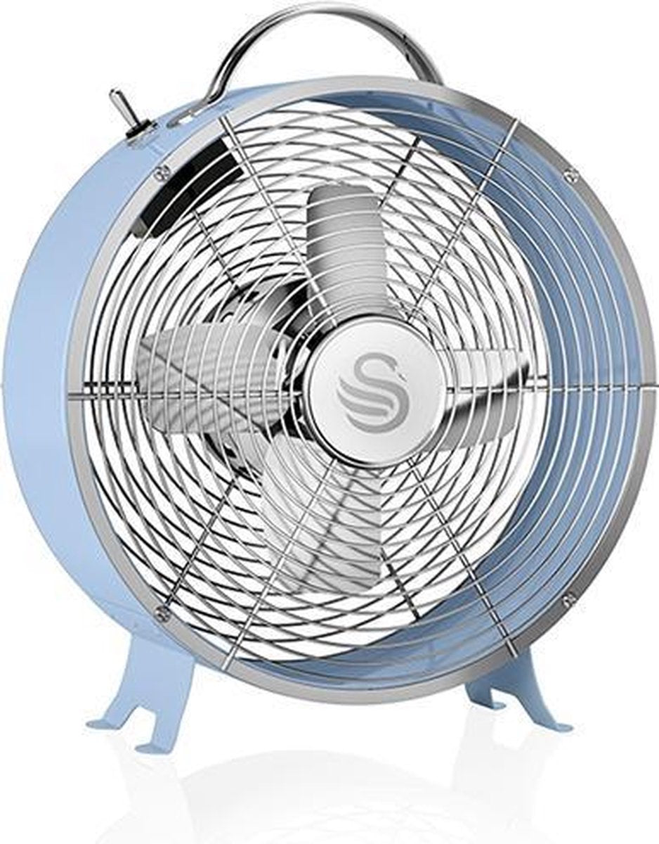 Swan Tafelventilator - 8 inch - Blauw