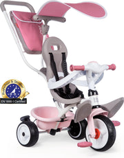 Smoby Baby Balade Plus - Driewieler - Unisex - Roze / Beige
