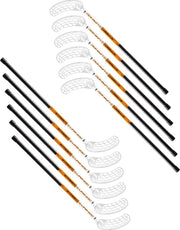 Unihoc® Street Set | 12 sticks en 6 ballen | 87 cm |Floorhockey | Hockeystraatset