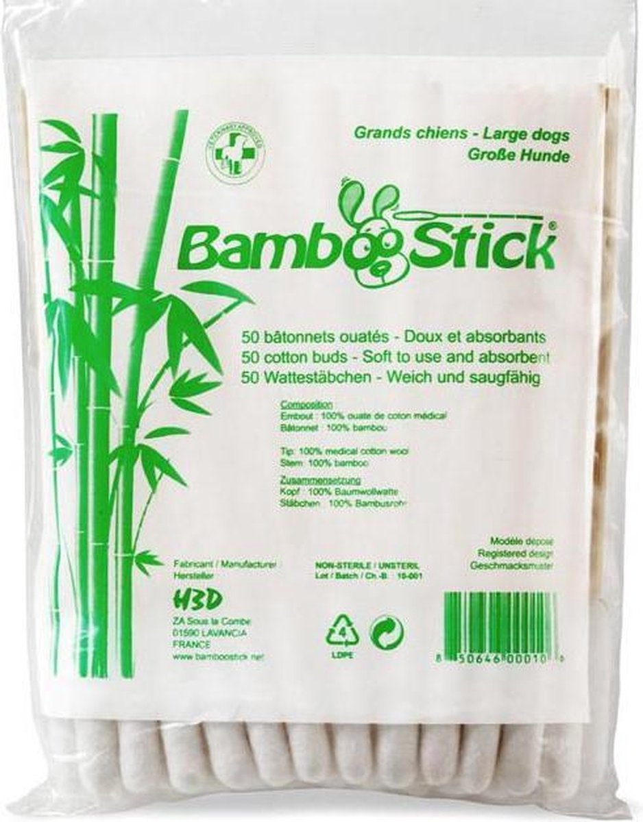 Bamboo Earsticks-S/M 50stuks