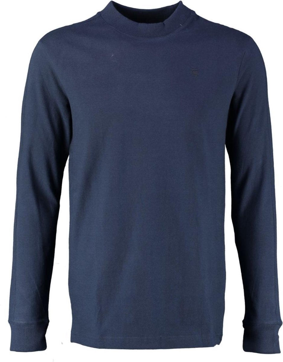 G-star dunne blauwe slim fit trui katoen - Maat S