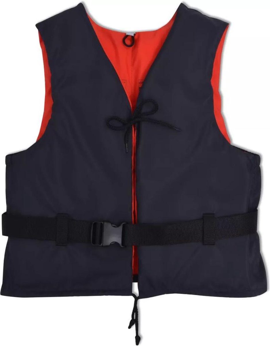 Zwemvest 50N 70-90 kg marineblauw (incl. zweetband)