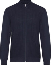 Bugatti vest donkerblauw structuur maat L