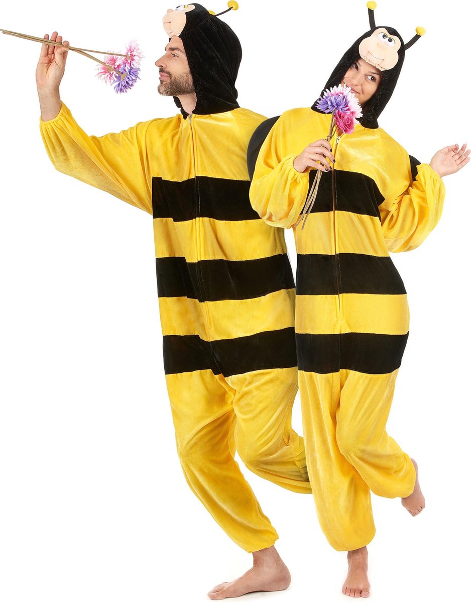 "Bijen pak met vleugels voor volwassenen  - Verkleedkleding - M/L" - Carnavalskleding