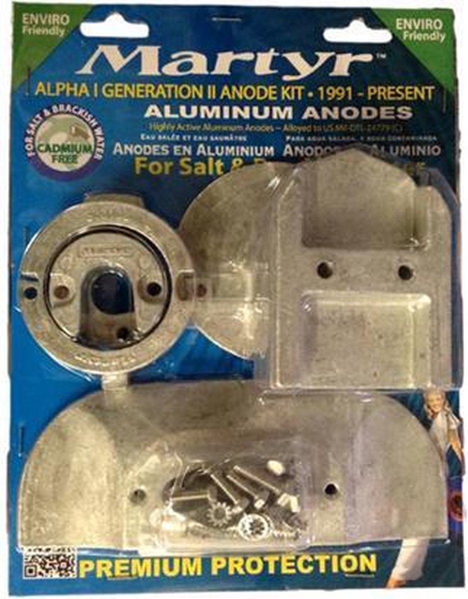 Mercruiser Alpha 1 Gen II Aluminium Anodeset