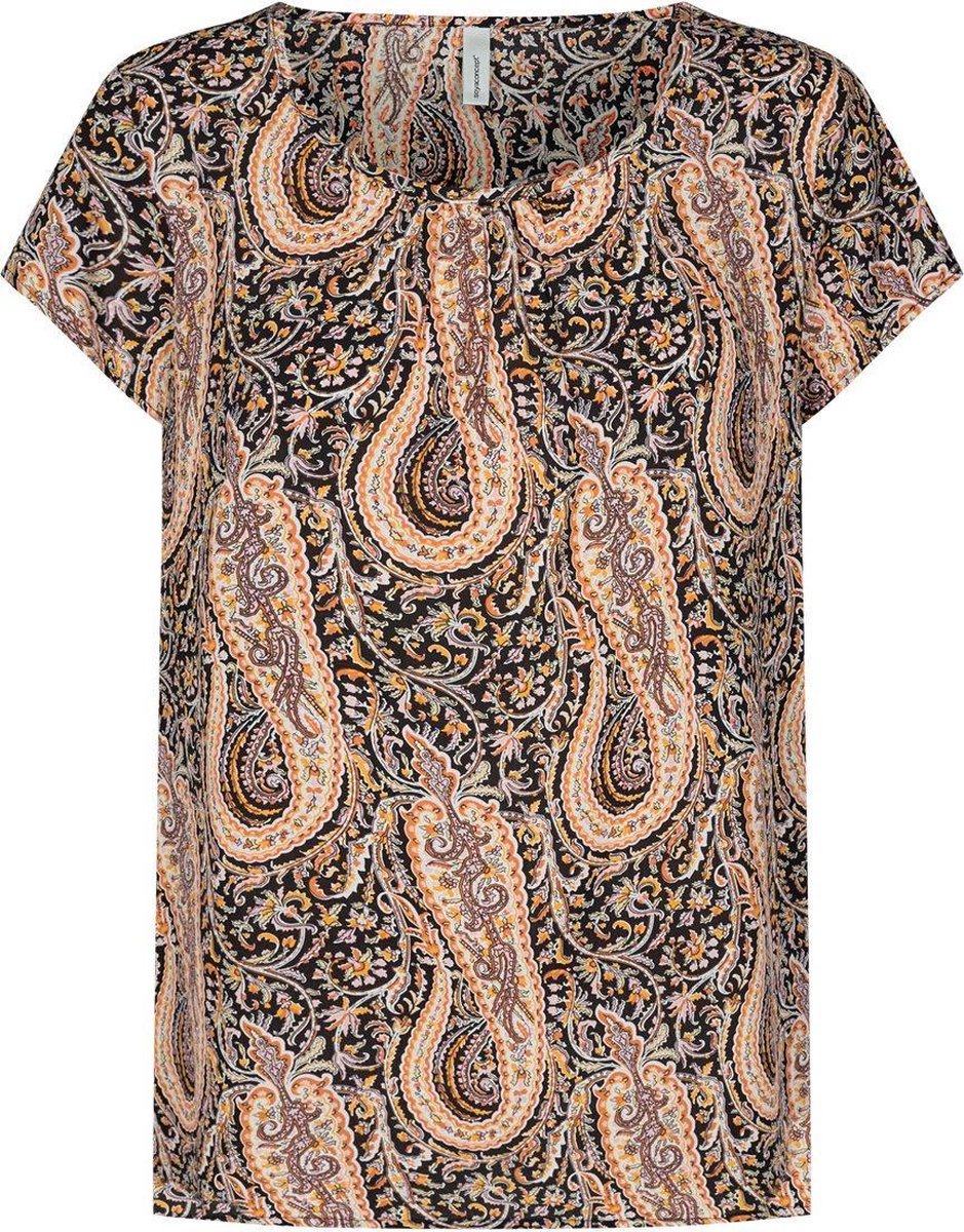 Soya Concept - Blouse - Zwart/Roze