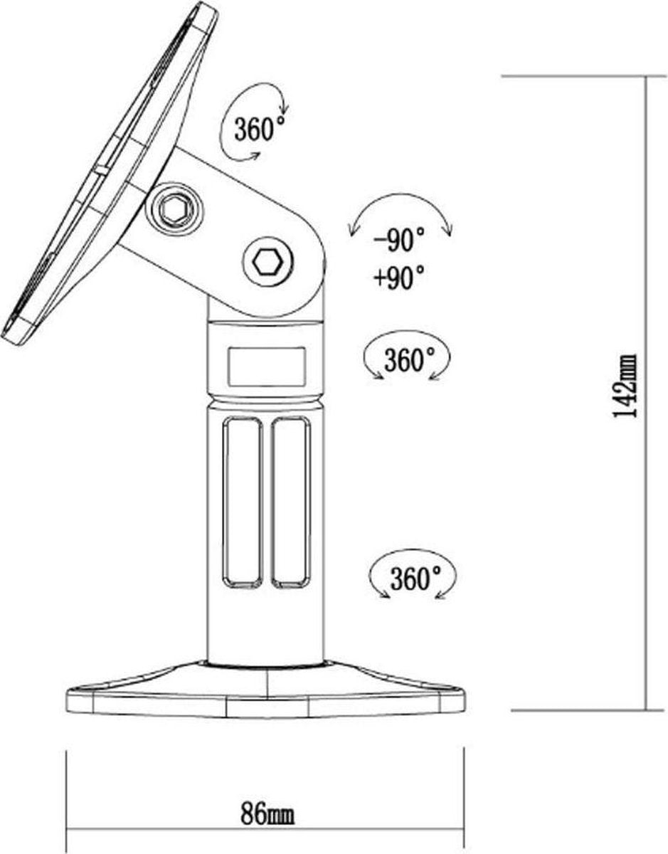 Multibrackets M Speakers wallmount White 5-pack