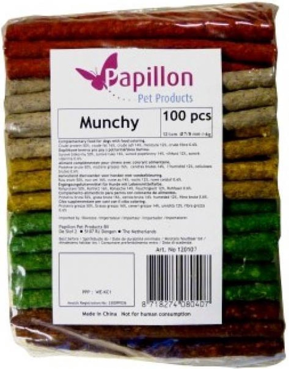 Munchy's a 100 stuks - 5 verpakkingen - honden snoepjes - honden snacks -beloningssnoepjes hond