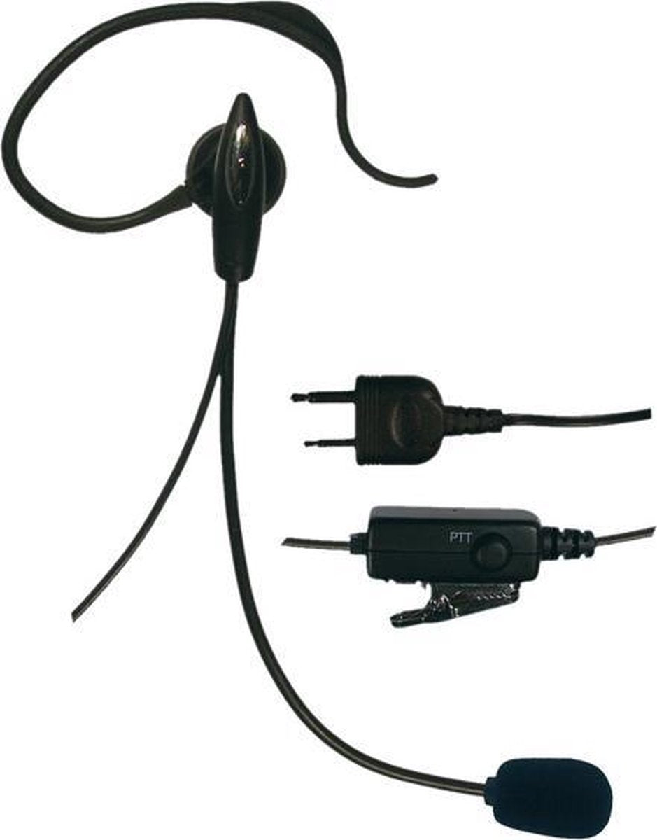 Albrecht AE 30 Monauraal In-ear Zwart hoofdtelefoon