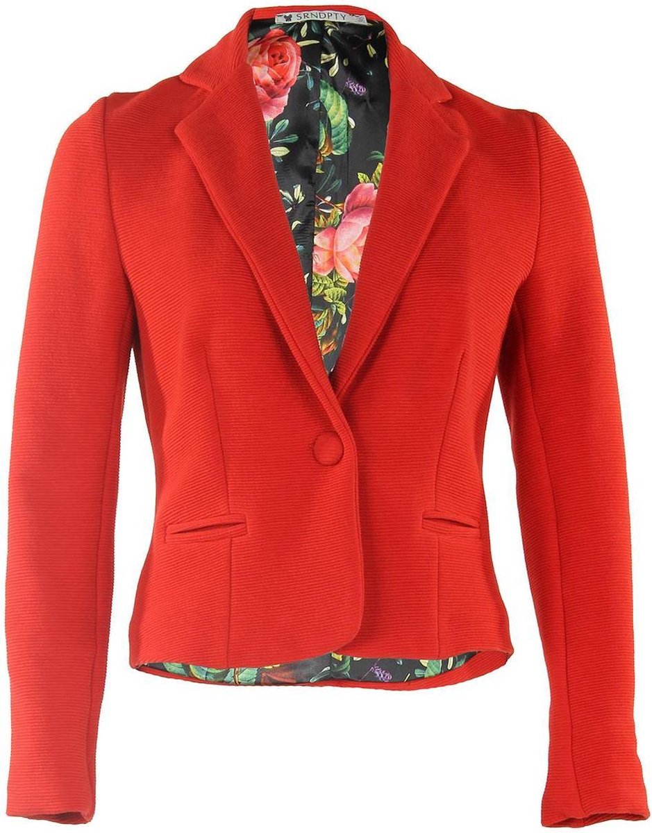 SRNDPTY Blazer Maxime Lipstick rood XL