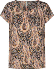 Soya Concept - Blouse - Zwart/Roze