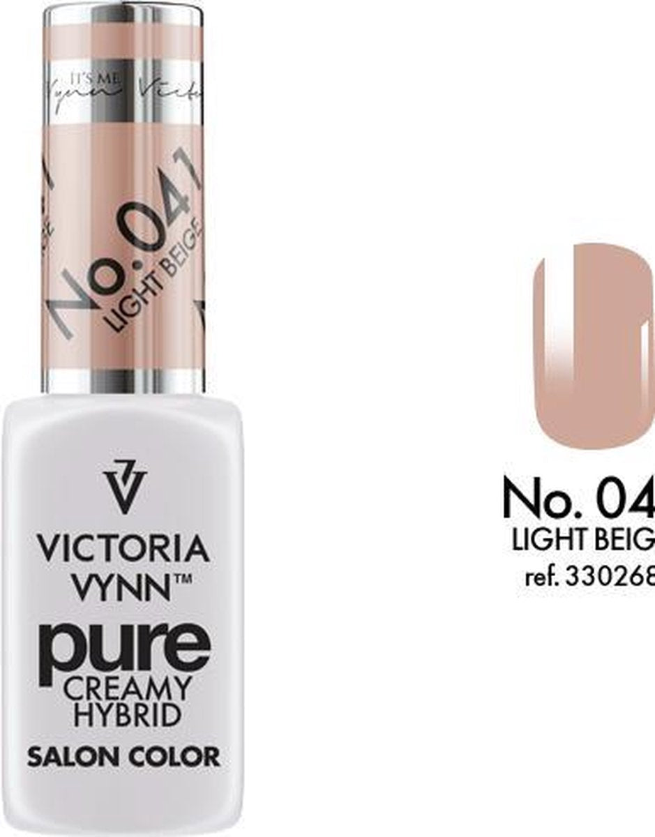 VICTORIA VYNN™ Gel Nagellak - Gel Polish - Pure Creamy Hybrid  - 8 ml - Light Beige  - 041