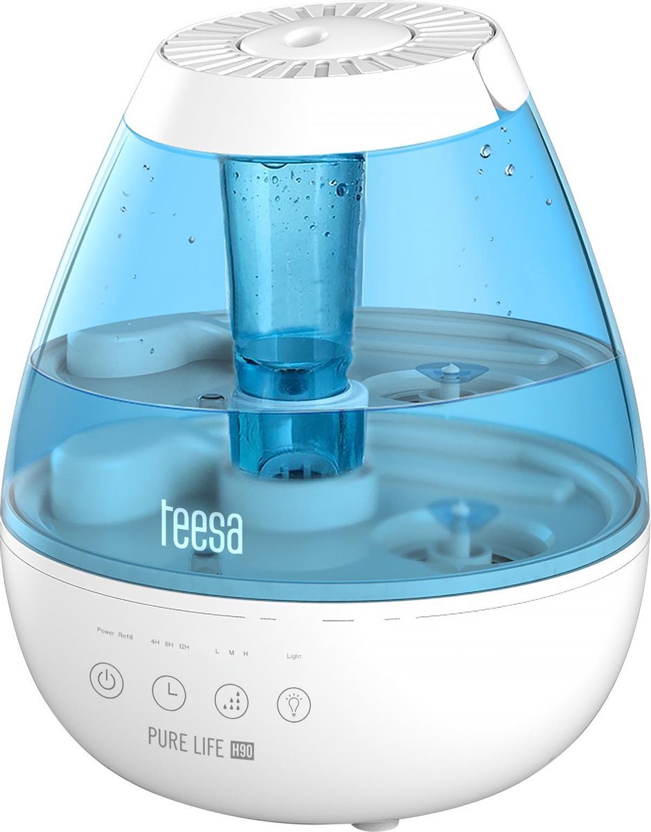 Teesa TSA8061 Ultrasone Luchtbevochtiger  - Pure Life H60 -  Stille werking en stoomregeling
