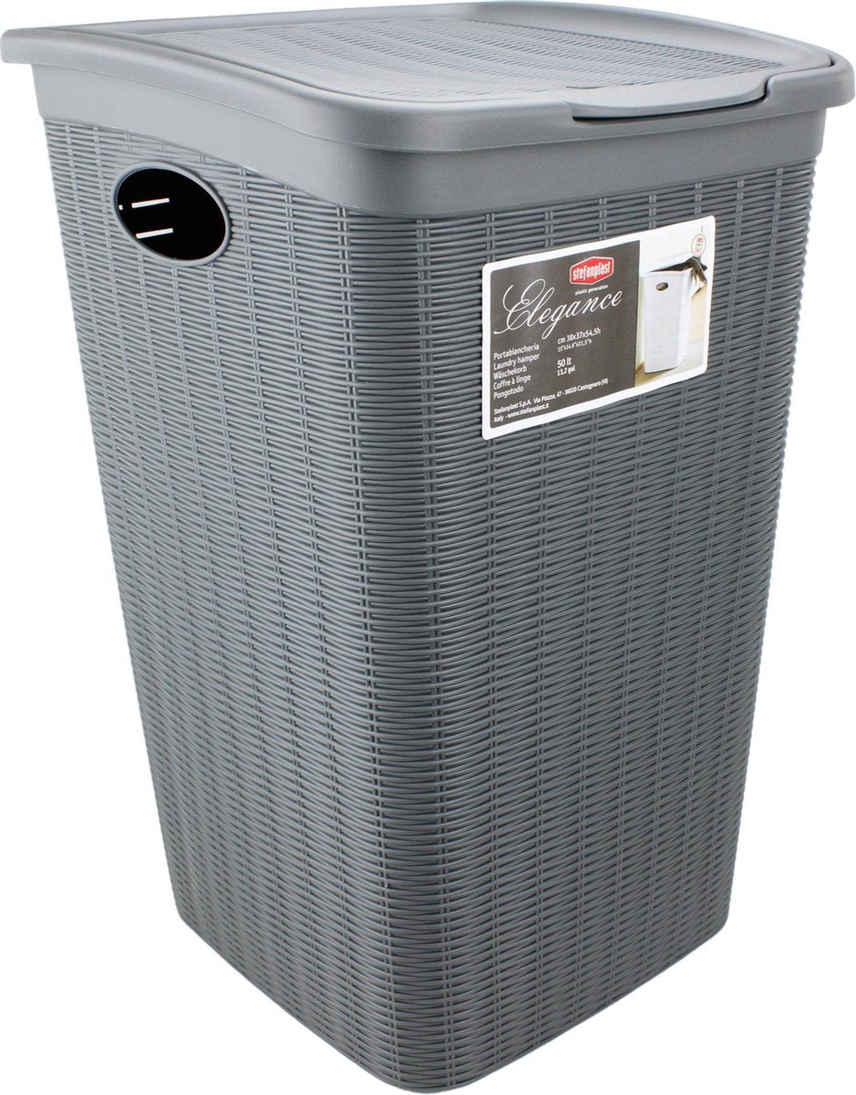 Stefanplast Elegance Wasmand 50L - Grijs