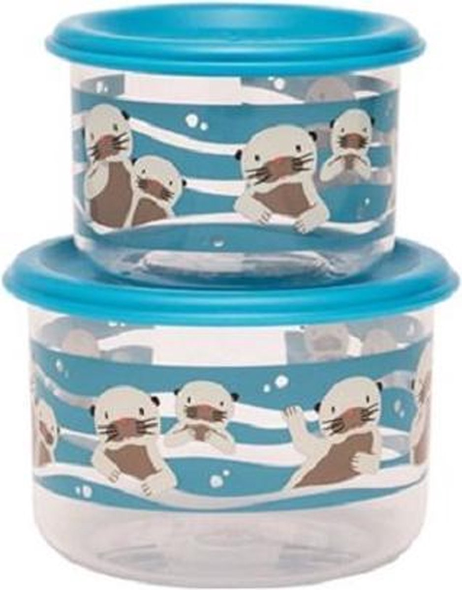 SugarBooger - Snackdoosjes (set van 2) - Baby Otter