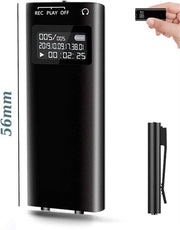 Mini Voice recorder met scherm. Magnetisch