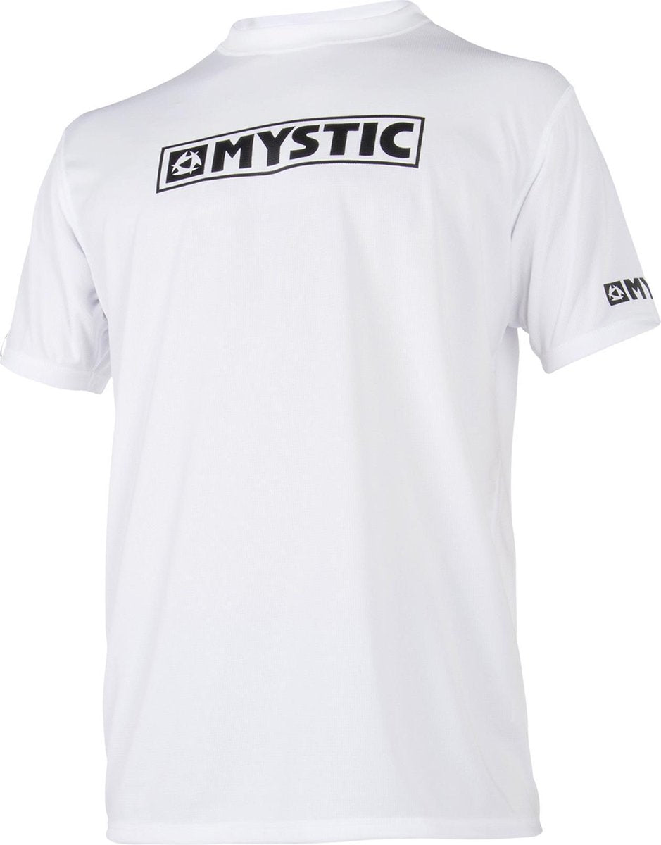 Mystic Surfshirt - Maat S  - Mannen - wit/zwart