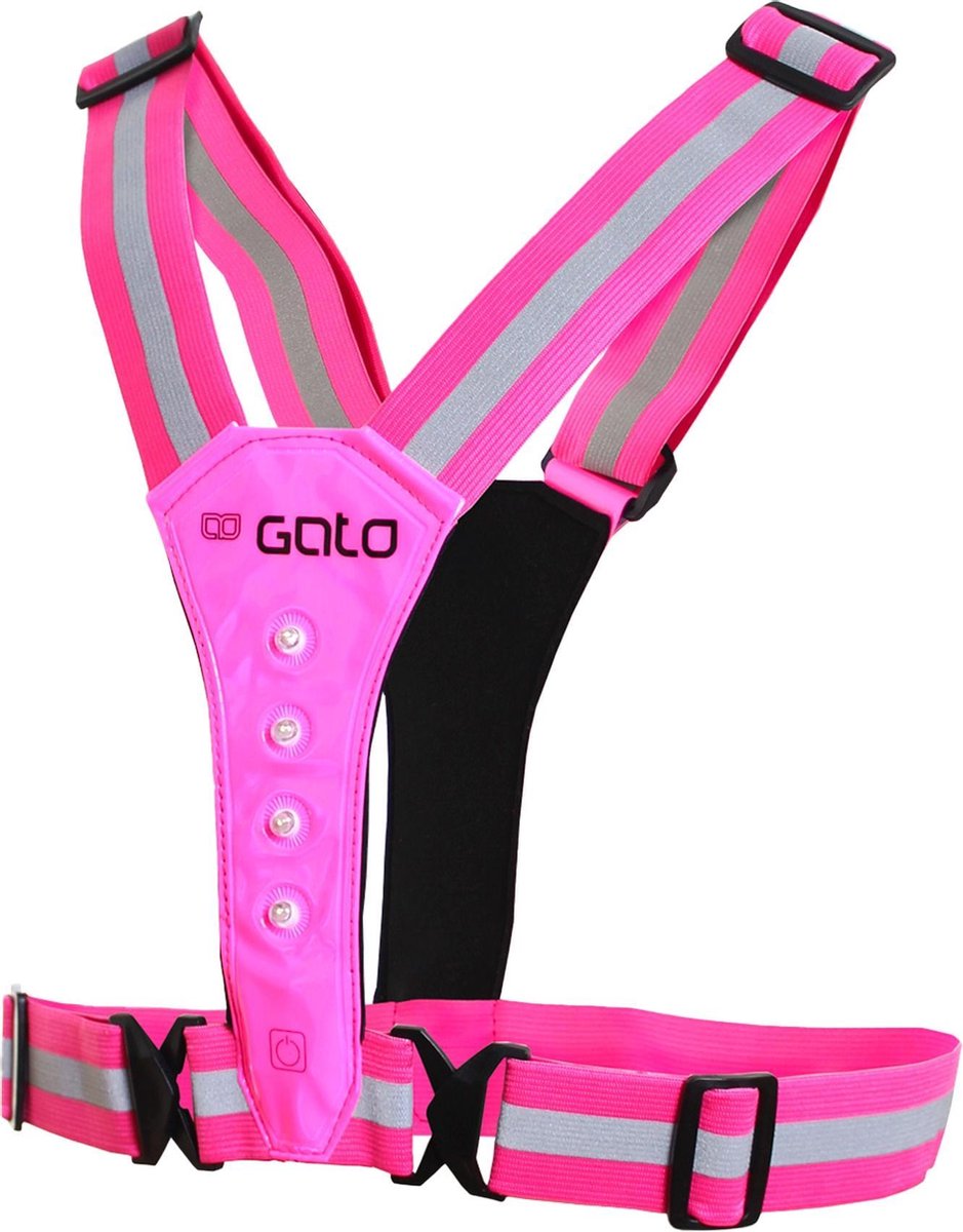Gato Veiligheidshesje - Maat One size Volwassenen - roze/zilver