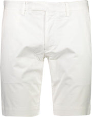 Polo Ralph Lauren  Korte Broek Wit Getailleerd - Maat W38 - Heren - Lente/Zomer Collectie - Katoen;Elastaan