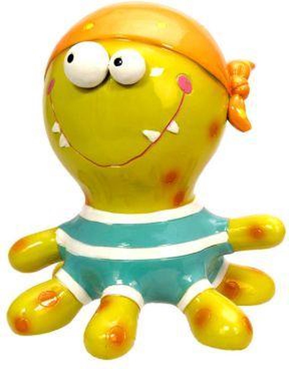 Octopus -  Inktvis - Kleurrijke Spaarpot – dieren Spaarpot/ Money bank - Stimulans om te sparen - spaarpot voor dierenvriend en kinderspaarpot