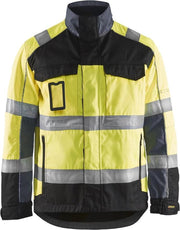 Blåkläder 4051-1811 Jack Ongevoerd High Vis Geel/Zwart maat M
