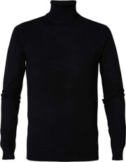 Trui gebreid Petrol Zwart maat 3XL