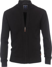 Redmond heren vest katoen - met rits - zwart -  Maat: 4XL