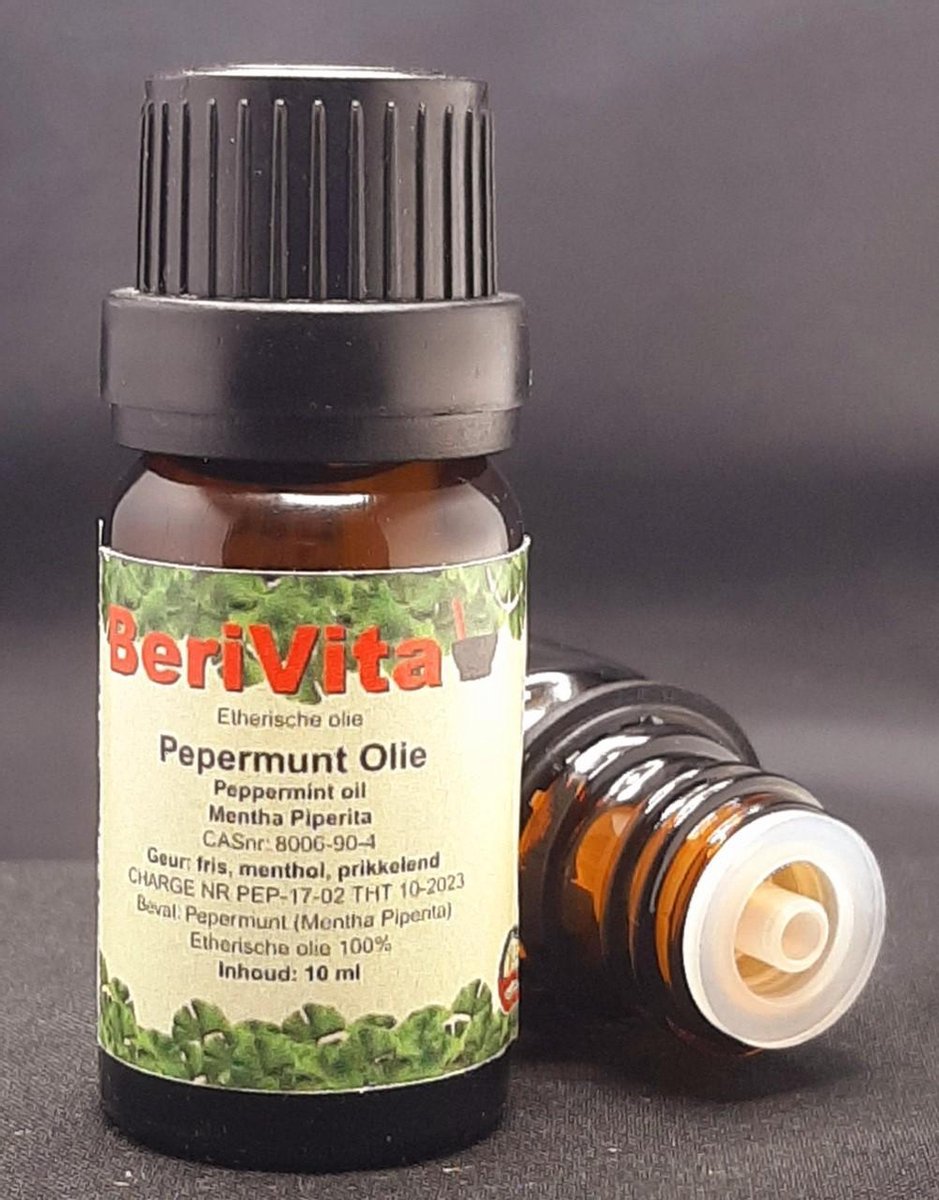 Pepermuntolie 100% 10ml - Etherische Pepermunt Olie van Muntplant