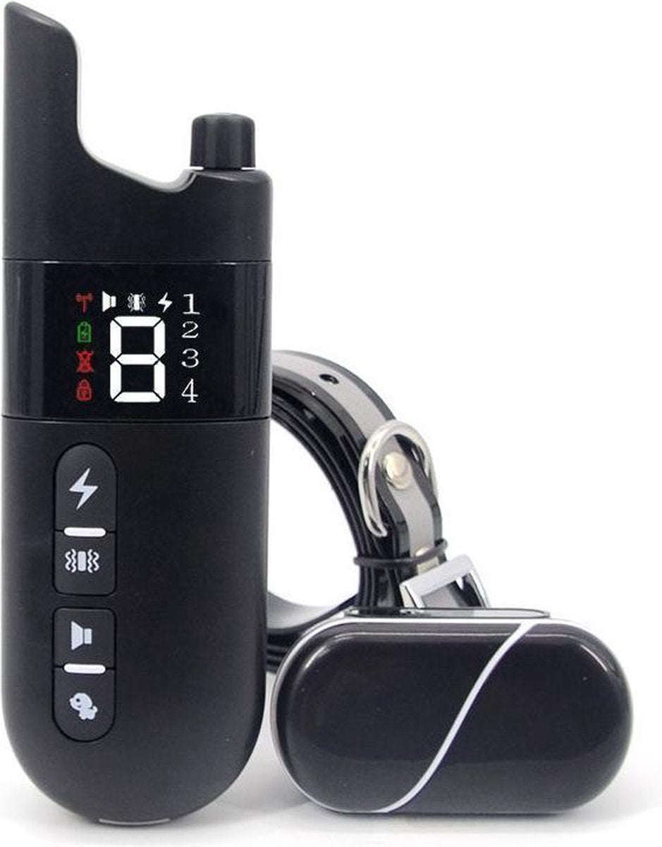Anti Blafband inclusief afstandsbediening - Anti Blaf - Complete set - Trainingshalsband - Waterbestendig - Diervriendelijk - Vibratie én geluid - Blafband voor honden - Zonder Schok - Inclusief wandel veiligheidslampje