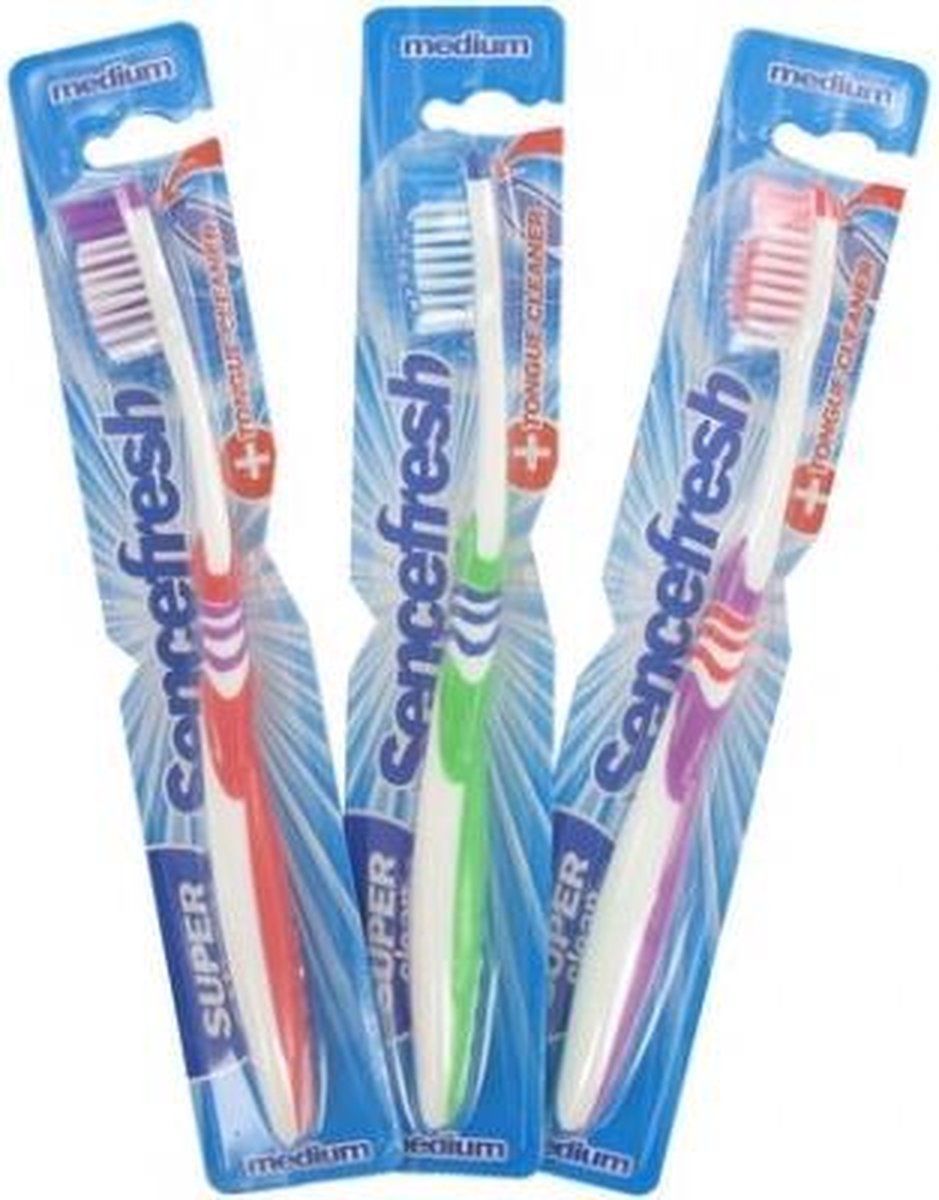 Sencefresh Tandenborstel Medium Super Clean