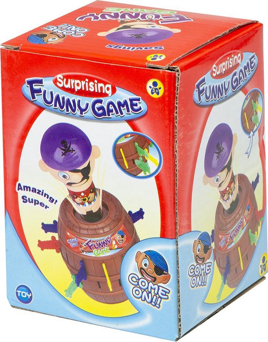 Crazy Pirate behendigheidsspel voor kinderen