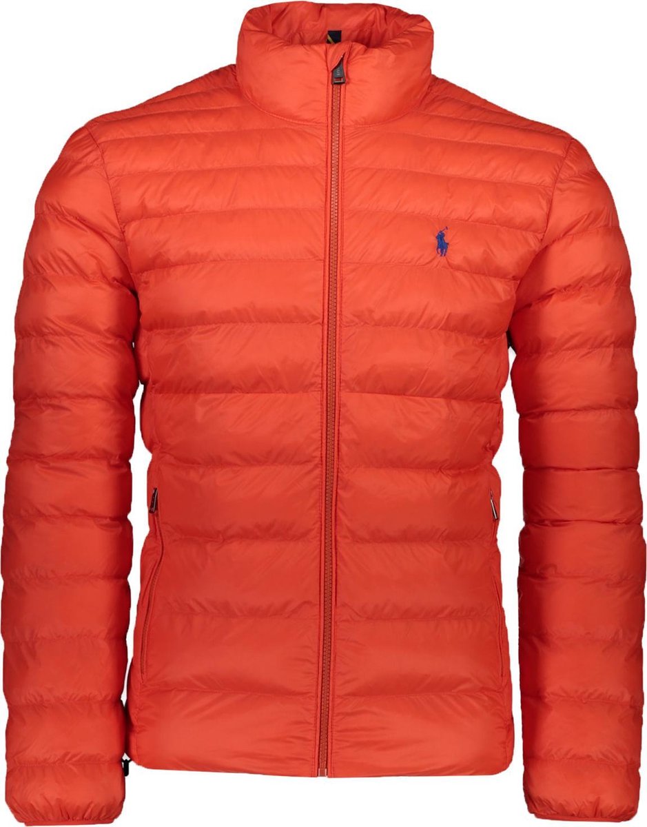 Polo Ralph Lauren  Jas Rood Rood Getailleerd - Maat M - Heren - Herfst/Winter Collectie - Polyamide