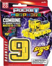 Emco Toys - PMO6899 - Pocket Morphers - Speelfiguur: voertuig verandert in het nummer 9 - Gauntlet series 2