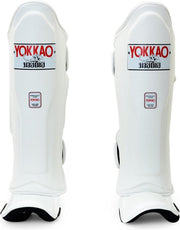 Yokkao Matrix Scheenbeschermers - Leer - Wit - Maat L
