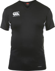 Canterbury Vapodri Challenge Rugby Jersey Hooped Junior  Sportshirt performance - Maat 164  - Unisex - zwart/wit