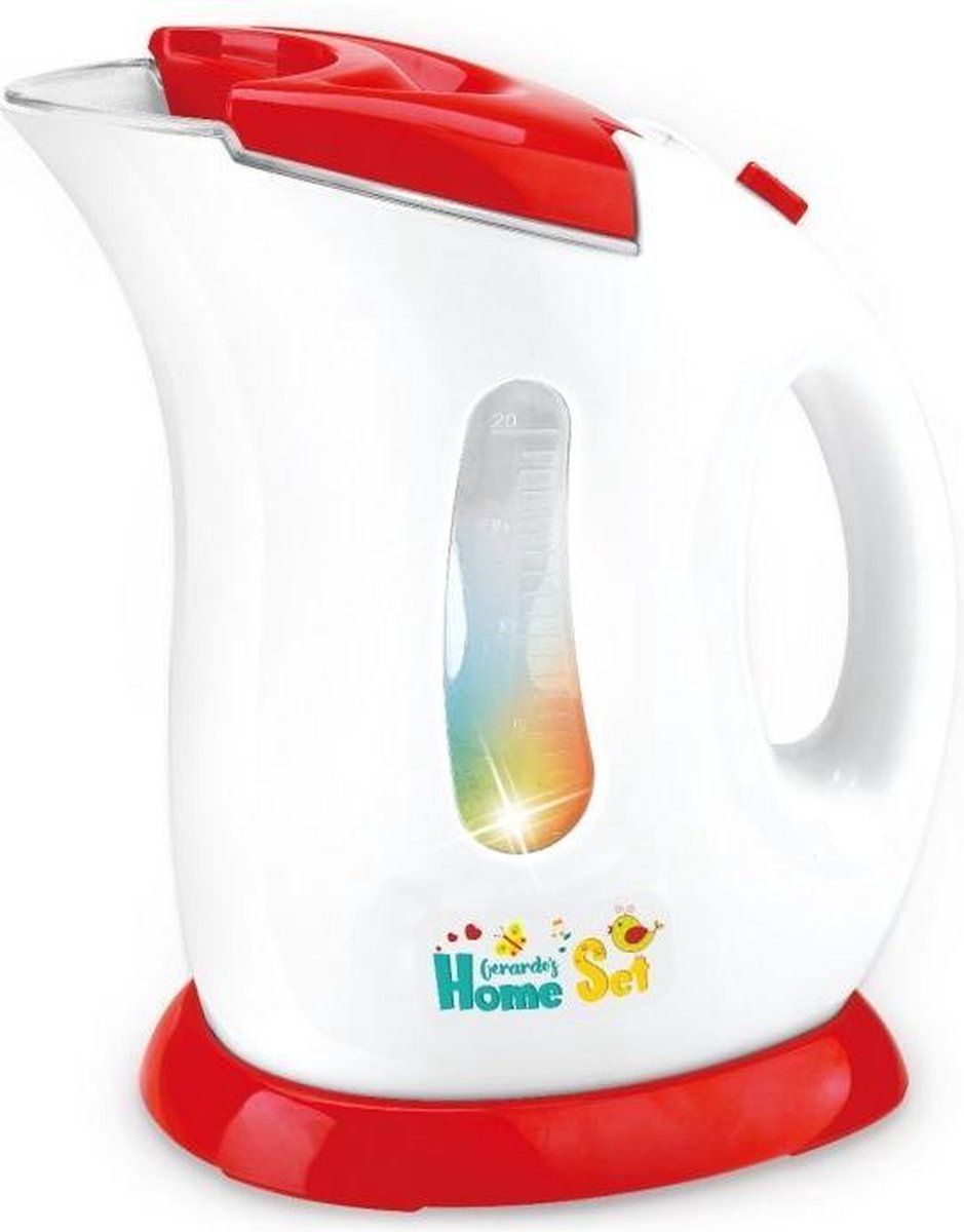 Gerardo's Toys Waterkoker Met Licht En Geluid 20 Cm Rood/wit