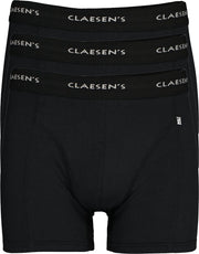 Claesen's Basics boxers (3-pack) - heren boxers lang - zwart -  Maat: XXL